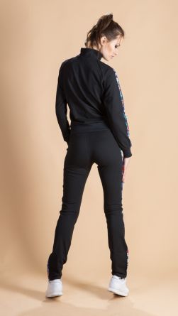 Спортивный костюм молодежный, цвет: черный