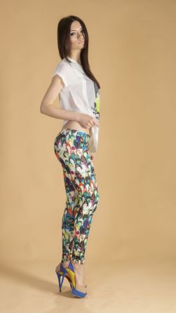 Лосины с туфельками, цвет: зеленый