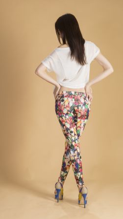 Лосины с туфельками, цвет: оранжевый