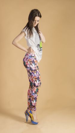 Лосины с туфельками, цвет: розовый