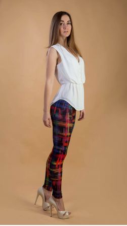 Лосины цветные, цвет: цветные