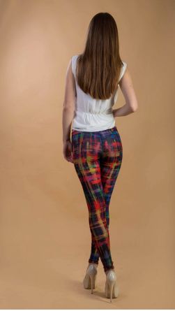 Лосины цветные, цвет: цветные