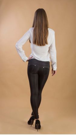 Лосины гипюровые, цвет: черный