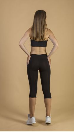 Леггинсы натуральные, цвет: черный